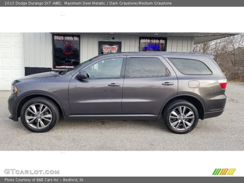 Maximum Steel Metallic / Dark Graystone/Medium Graystone 2013 Dodge Durango SXT AWD