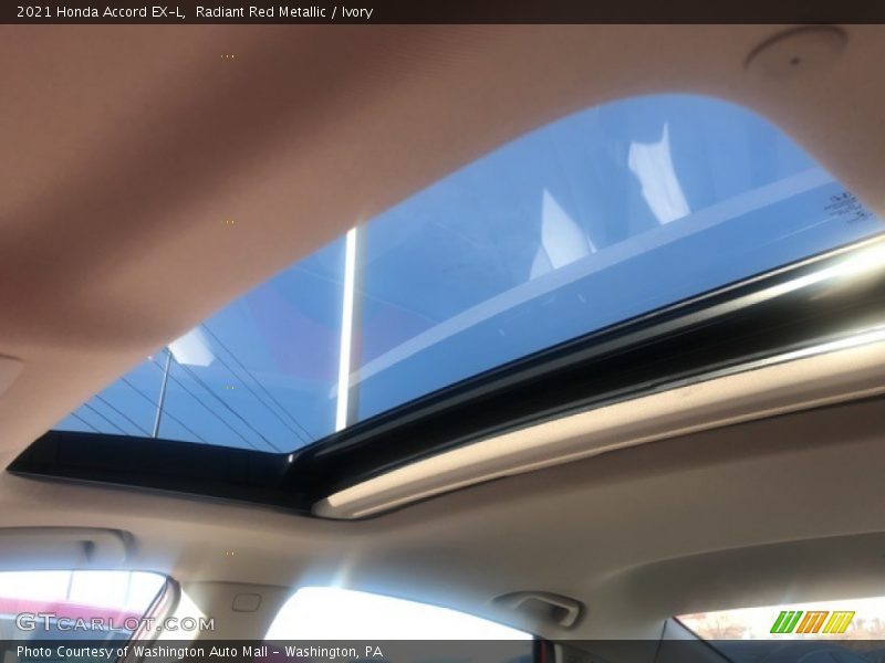 Radiant Red Metallic / Ivory 2021 Honda Accord EX-L