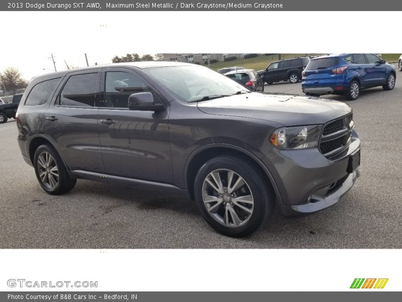 Maximum Steel Metallic / Dark Graystone/Medium Graystone 2013 Dodge Durango SXT AWD