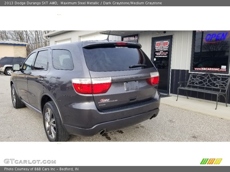 Maximum Steel Metallic / Dark Graystone/Medium Graystone 2013 Dodge Durango SXT AWD
