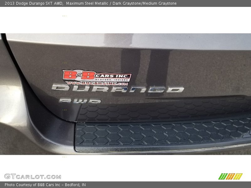 Maximum Steel Metallic / Dark Graystone/Medium Graystone 2013 Dodge Durango SXT AWD