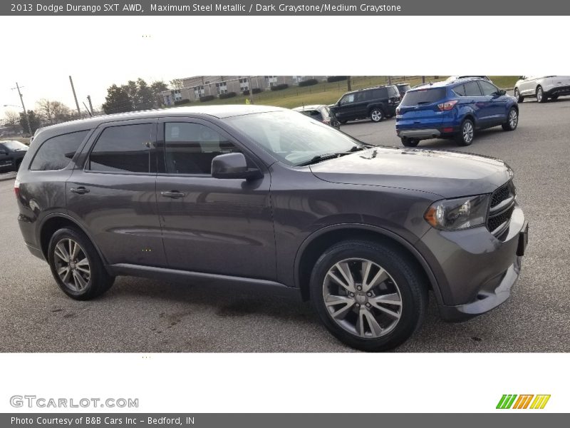 Maximum Steel Metallic / Dark Graystone/Medium Graystone 2013 Dodge Durango SXT AWD