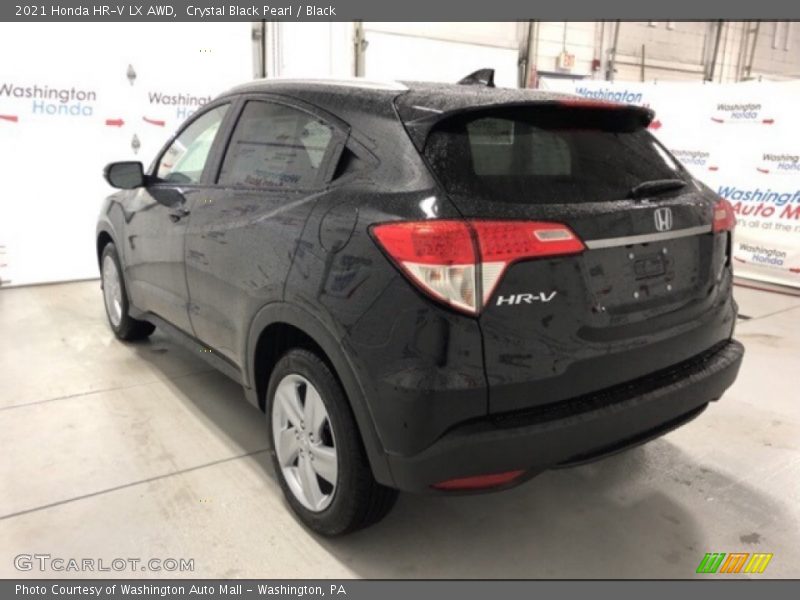 Crystal Black Pearl / Black 2021 Honda HR-V LX AWD