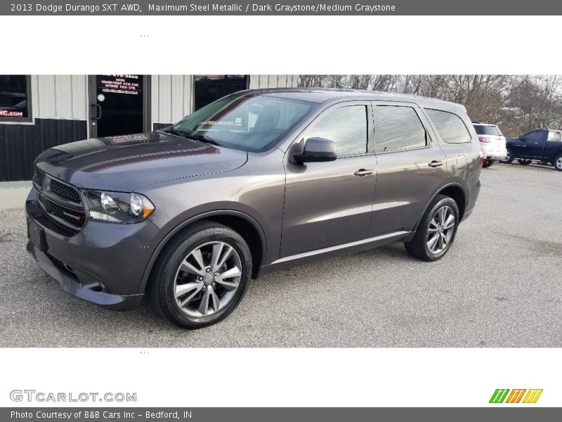 Maximum Steel Metallic / Dark Graystone/Medium Graystone 2013 Dodge Durango SXT AWD