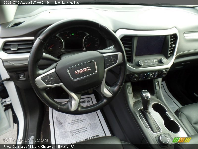 Summit White / Jet Black 2018 GMC Acadia SLT AWD