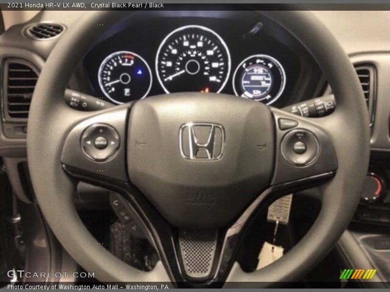 Crystal Black Pearl / Black 2021 Honda HR-V LX AWD