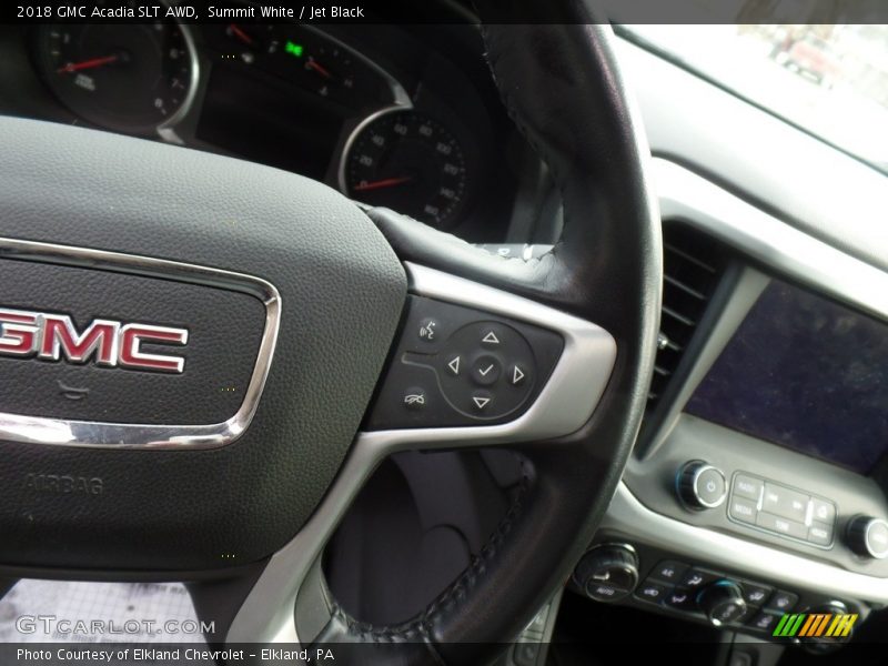 Summit White / Jet Black 2018 GMC Acadia SLT AWD