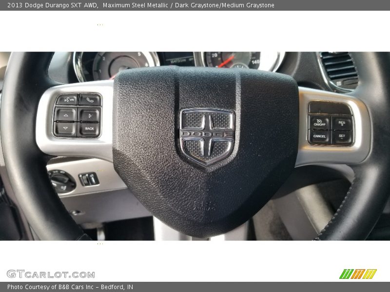 Maximum Steel Metallic / Dark Graystone/Medium Graystone 2013 Dodge Durango SXT AWD