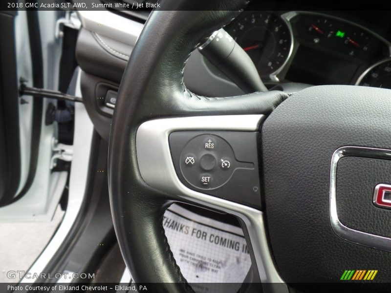 Summit White / Jet Black 2018 GMC Acadia SLT AWD