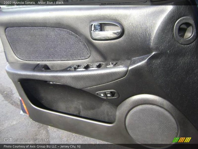 Ardor Blue / Black 2002 Hyundai Sonata