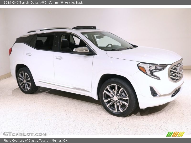 Summit White / Jet Black 2019 GMC Terrain Denali AWD