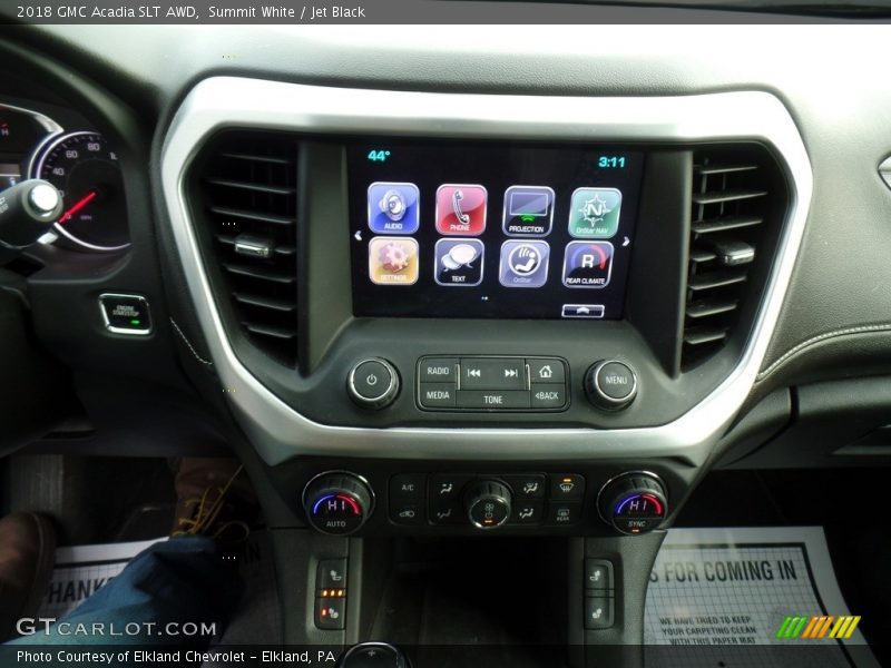 Summit White / Jet Black 2018 GMC Acadia SLT AWD