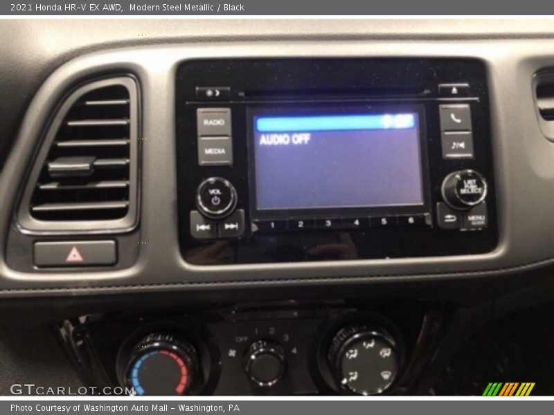 Modern Steel Metallic / Black 2021 Honda HR-V EX AWD