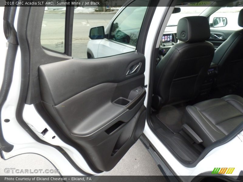 Summit White / Jet Black 2018 GMC Acadia SLT AWD