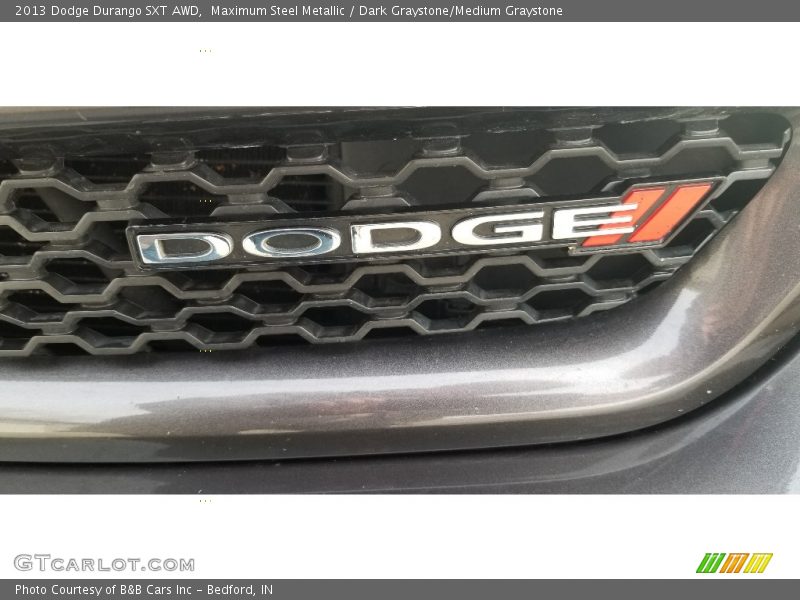 Maximum Steel Metallic / Dark Graystone/Medium Graystone 2013 Dodge Durango SXT AWD