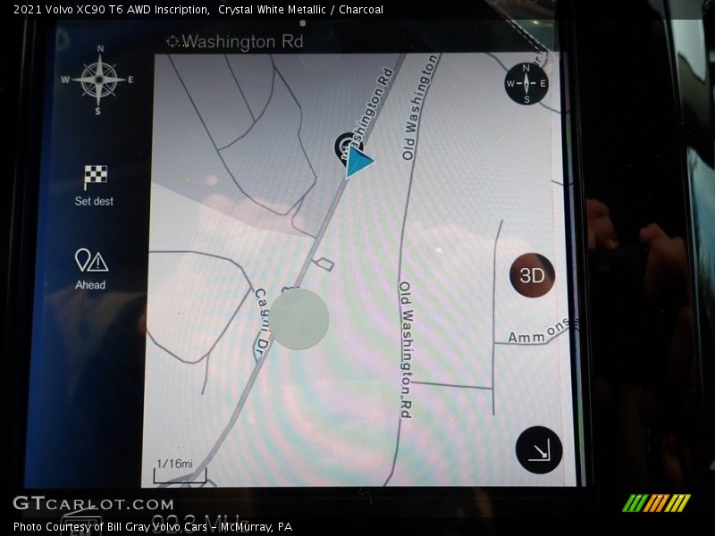 Navigation of 2021 XC90 T6 AWD Inscription