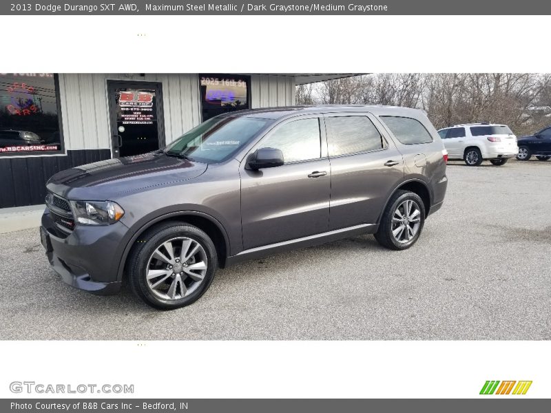 Maximum Steel Metallic / Dark Graystone/Medium Graystone 2013 Dodge Durango SXT AWD