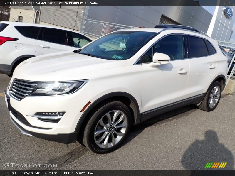White Platinum / Ebony 2018 Lincoln MKC Select AWD