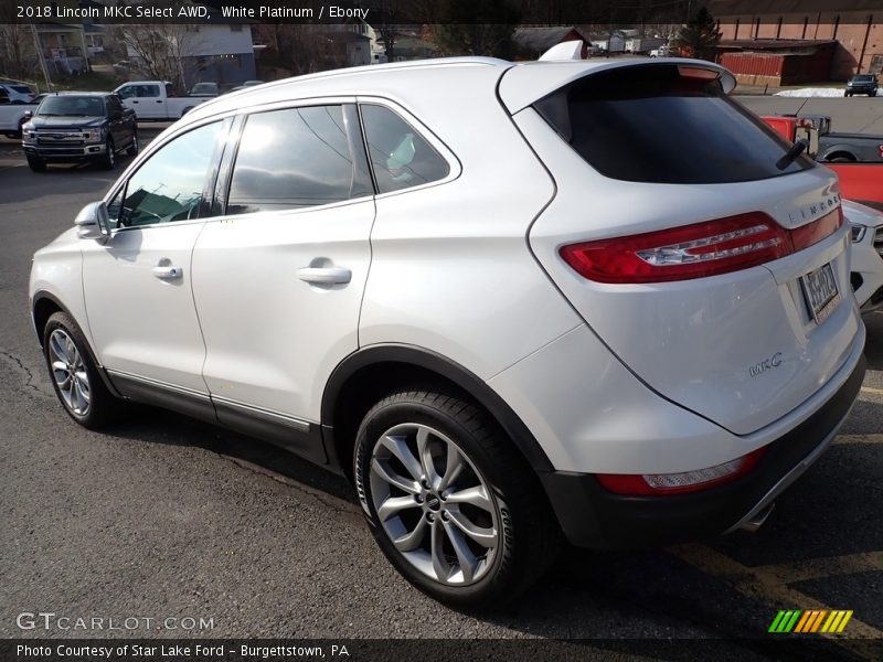 White Platinum / Ebony 2018 Lincoln MKC Select AWD