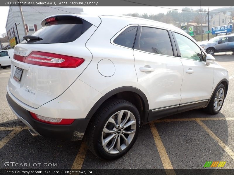 White Platinum / Ebony 2018 Lincoln MKC Select AWD