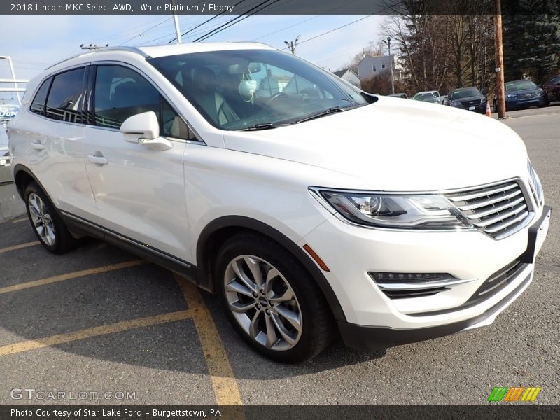 White Platinum / Ebony 2018 Lincoln MKC Select AWD