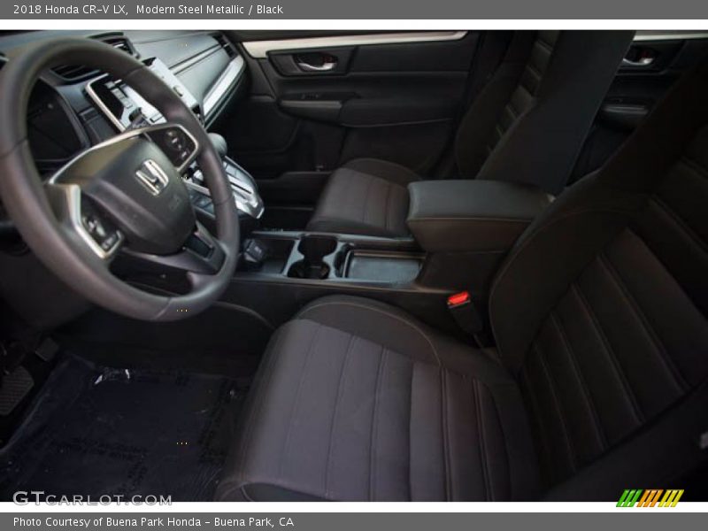 Modern Steel Metallic / Black 2018 Honda CR-V LX