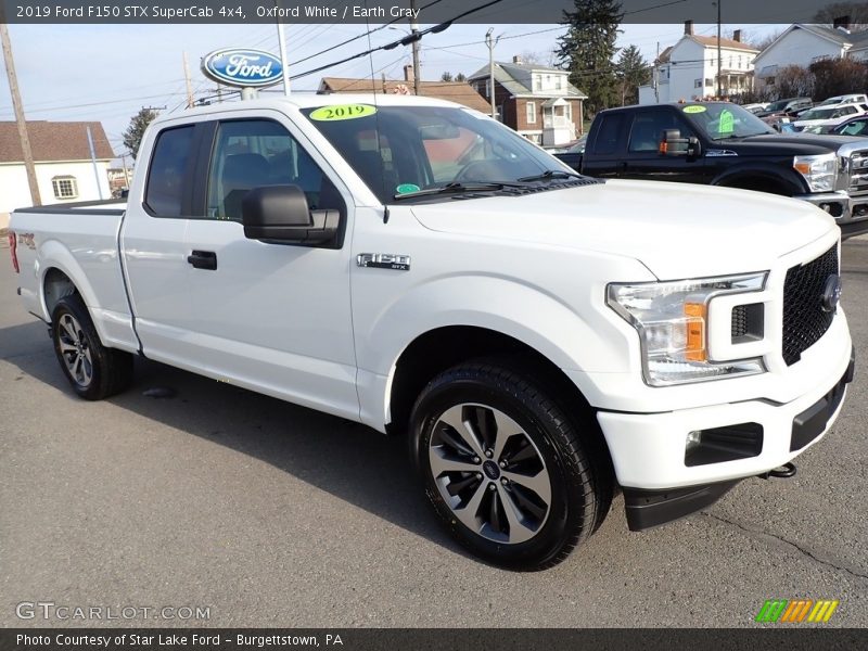 Oxford White / Earth Gray 2019 Ford F150 STX SuperCab 4x4