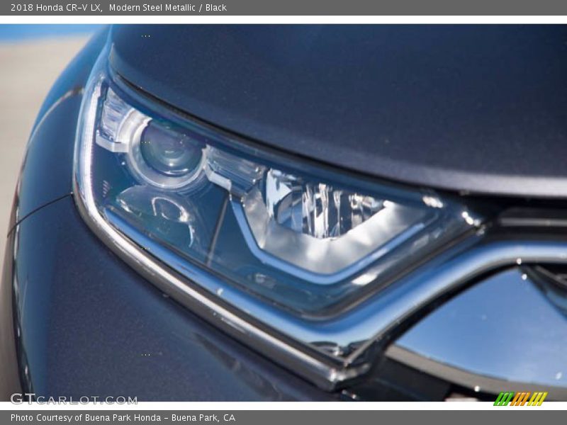 Modern Steel Metallic / Black 2018 Honda CR-V LX