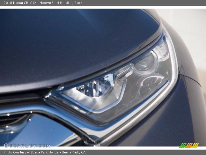 Modern Steel Metallic / Black 2018 Honda CR-V LX