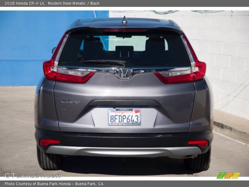 Modern Steel Metallic / Black 2018 Honda CR-V LX