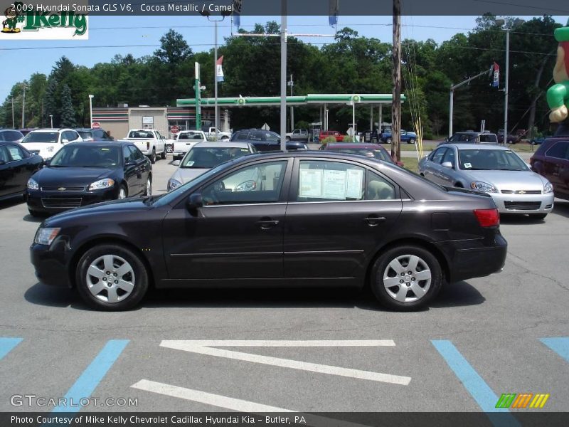 Cocoa Metallic / Camel 2009 Hyundai Sonata GLS V6