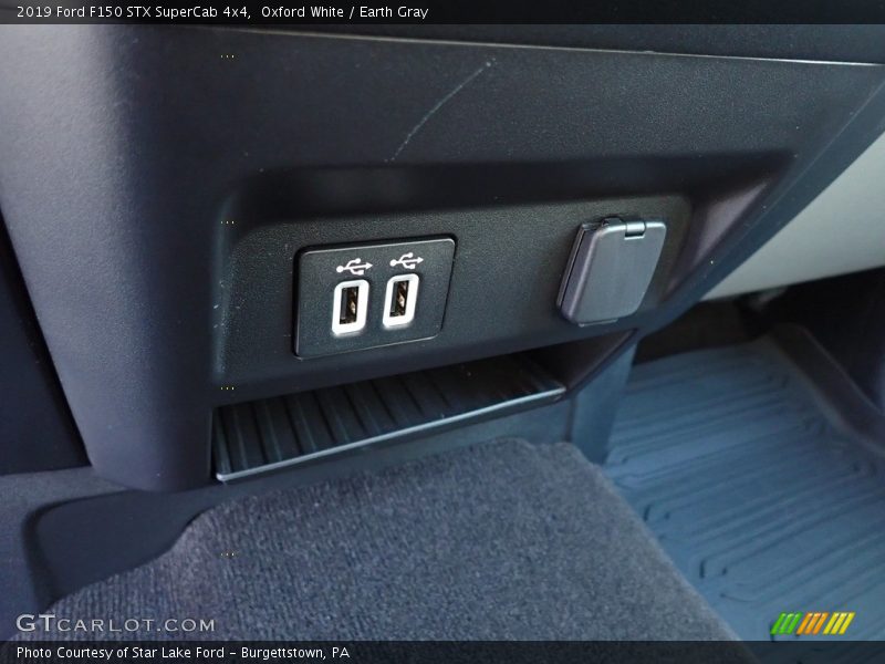 Oxford White / Earth Gray 2019 Ford F150 STX SuperCab 4x4