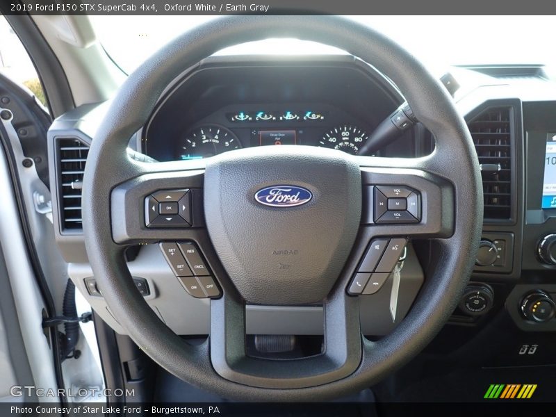 Oxford White / Earth Gray 2019 Ford F150 STX SuperCab 4x4