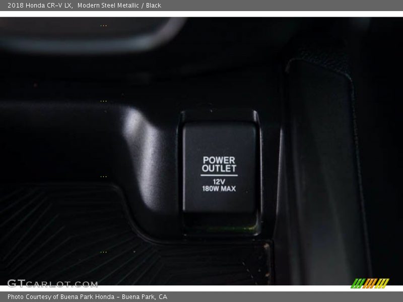Modern Steel Metallic / Black 2018 Honda CR-V LX