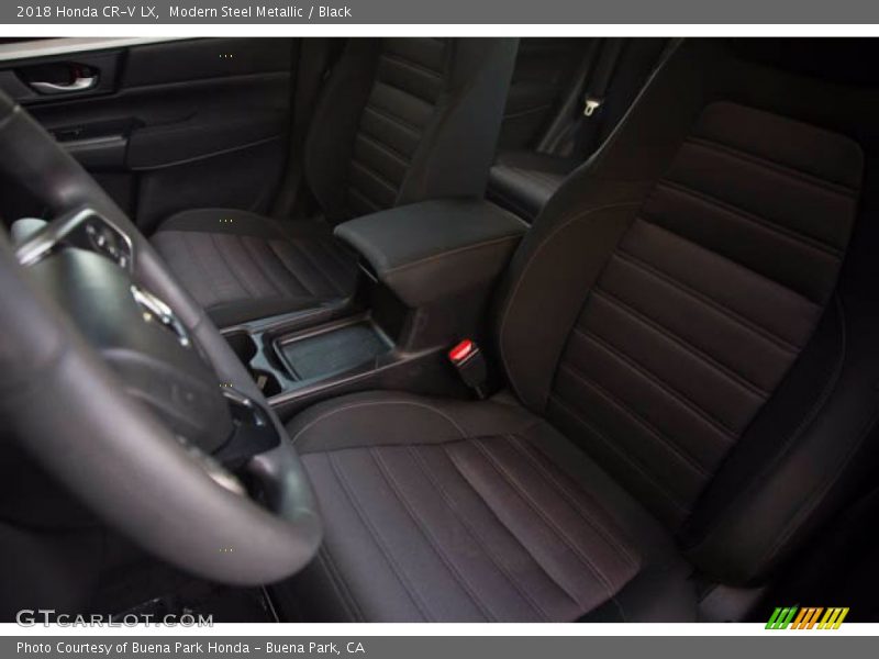 Modern Steel Metallic / Black 2018 Honda CR-V LX