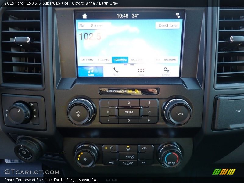 Oxford White / Earth Gray 2019 Ford F150 STX SuperCab 4x4