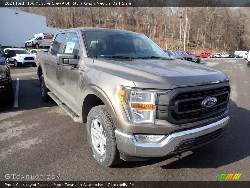 Stone Gray / Medium Dark Slate 2021 Ford F150 XL SuperCrew 4x4