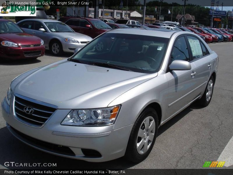 Bright Silver / Gray 2009 Hyundai Sonata GLS V6