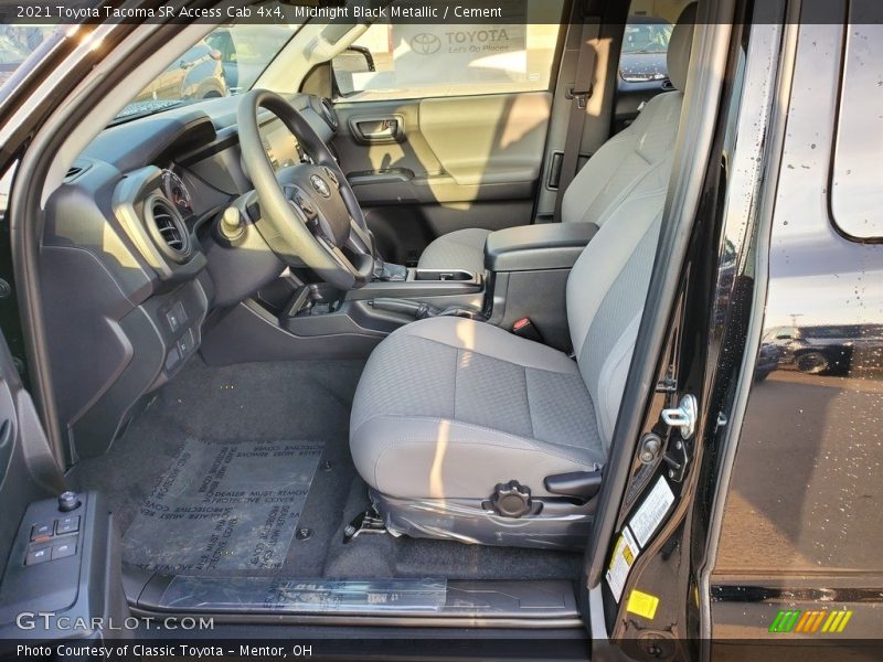 Front Seat of 2021 Tacoma SR Access Cab 4x4
