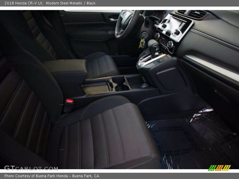 Modern Steel Metallic / Black 2018 Honda CR-V LX