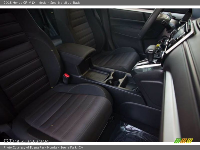 Modern Steel Metallic / Black 2018 Honda CR-V LX