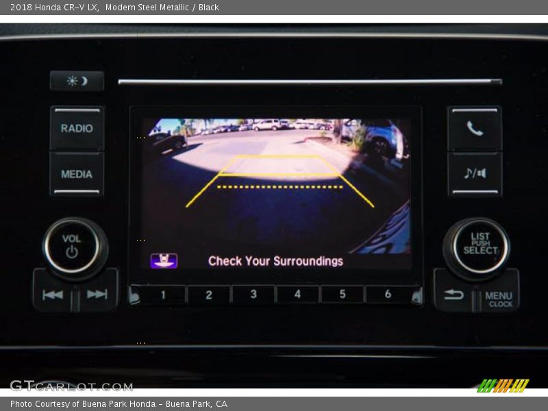 Modern Steel Metallic / Black 2018 Honda CR-V LX
