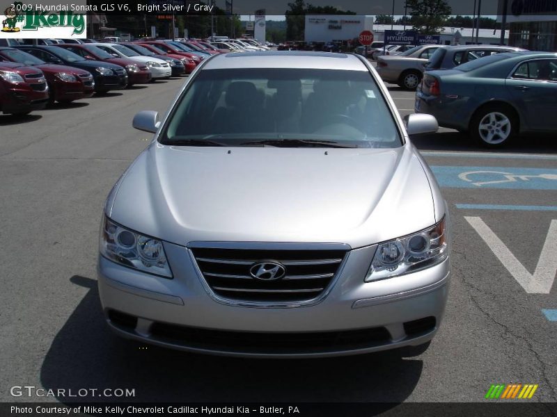 Bright Silver / Gray 2009 Hyundai Sonata GLS V6