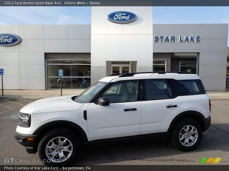 Oxford White / Ebony 2021 Ford Bronco Sport Base 4x4