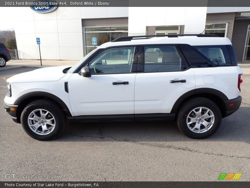  2021 Bronco Sport Base 4x4 Oxford White