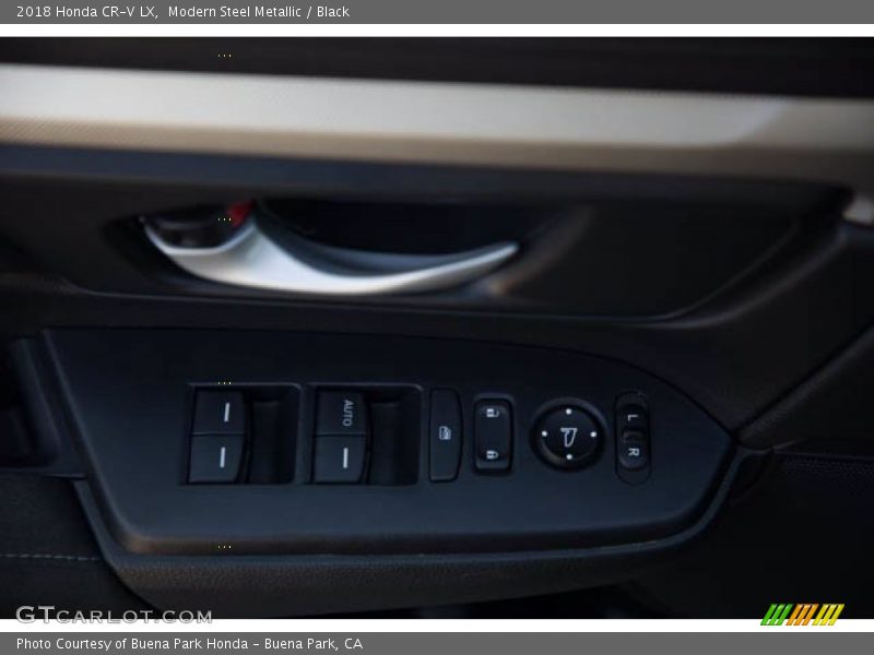 Modern Steel Metallic / Black 2018 Honda CR-V LX