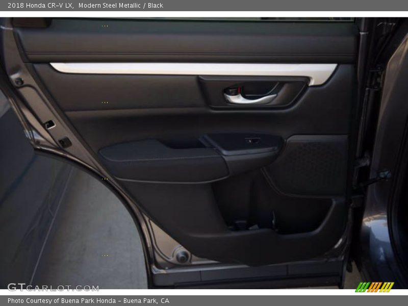 Modern Steel Metallic / Black 2018 Honda CR-V LX