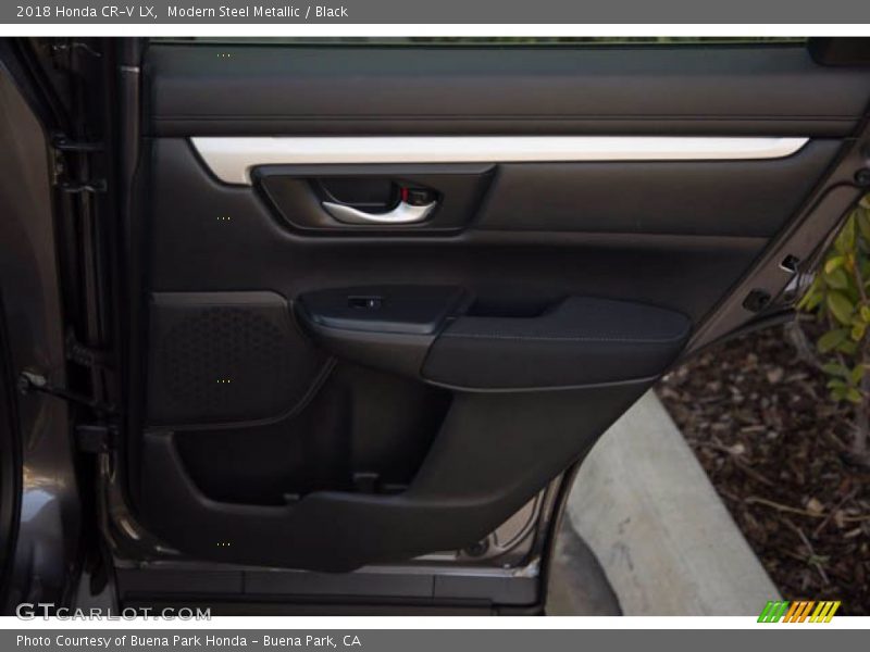 Modern Steel Metallic / Black 2018 Honda CR-V LX