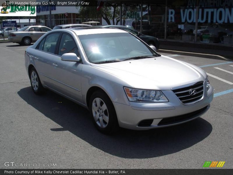 Bright Silver / Gray 2009 Hyundai Sonata GLS V6