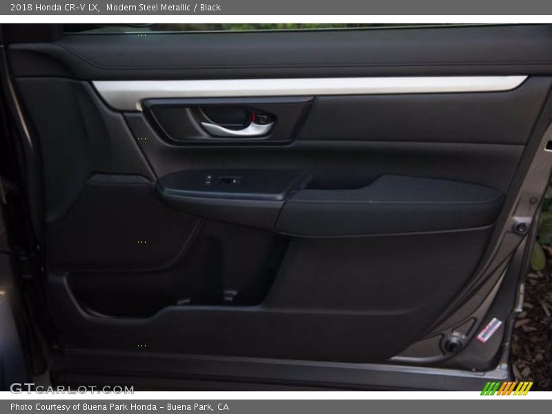 Modern Steel Metallic / Black 2018 Honda CR-V LX